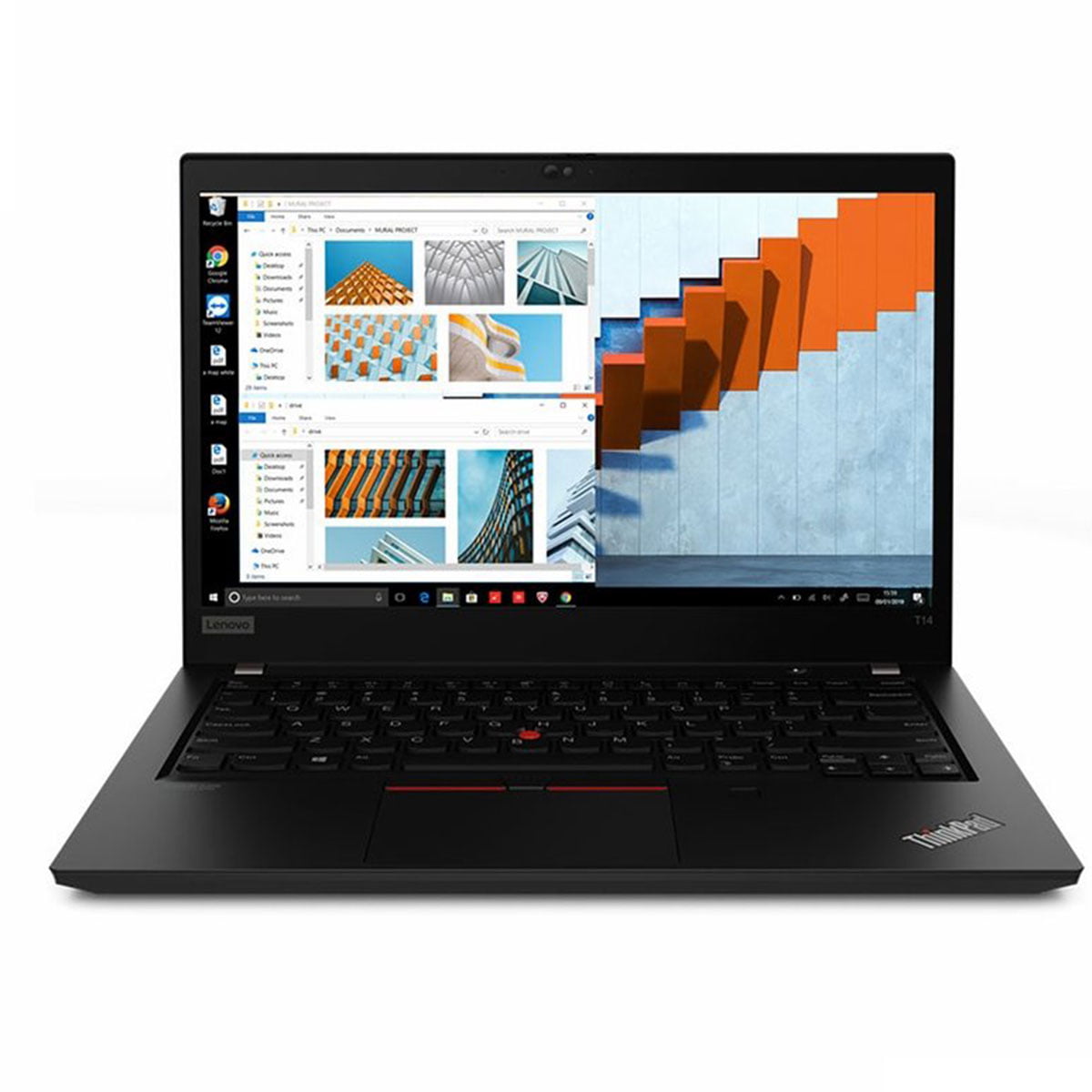 Lenovo ThinkPad T14 Gen 2 Faites du portable ThinkPad T14 Gen 2 (14 po Intel) la pièce maîtresse de votre équilibre travail-vie personnelle. Il est aussi élégant et élégant que puissant