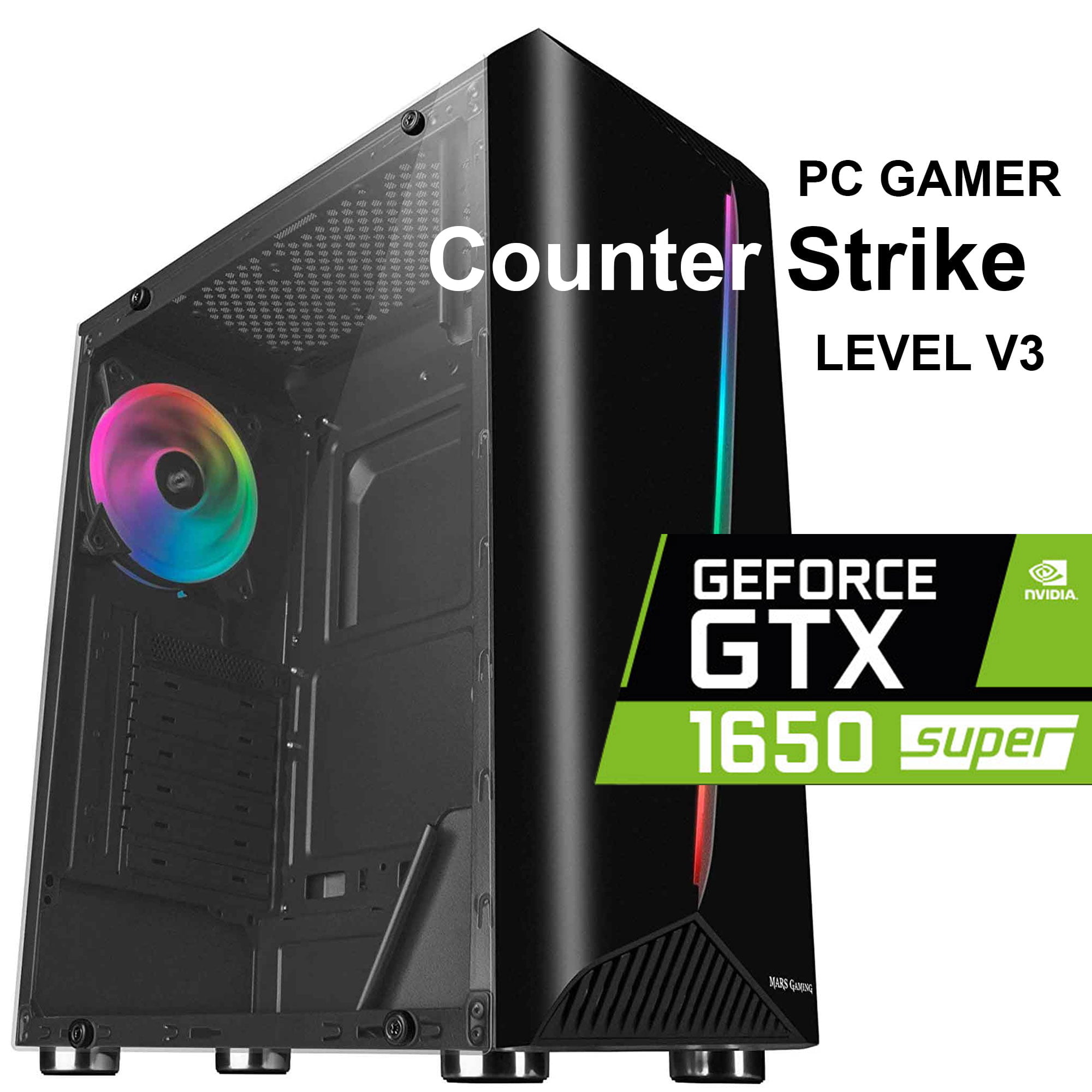 PC Gamer Tera.ma CS-GO Level v3 Ryzen 5 - GTX1650 Supe