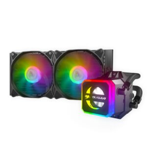 Cougar Helor 240 RGB - CPU Liquide de Refroidissement RGB