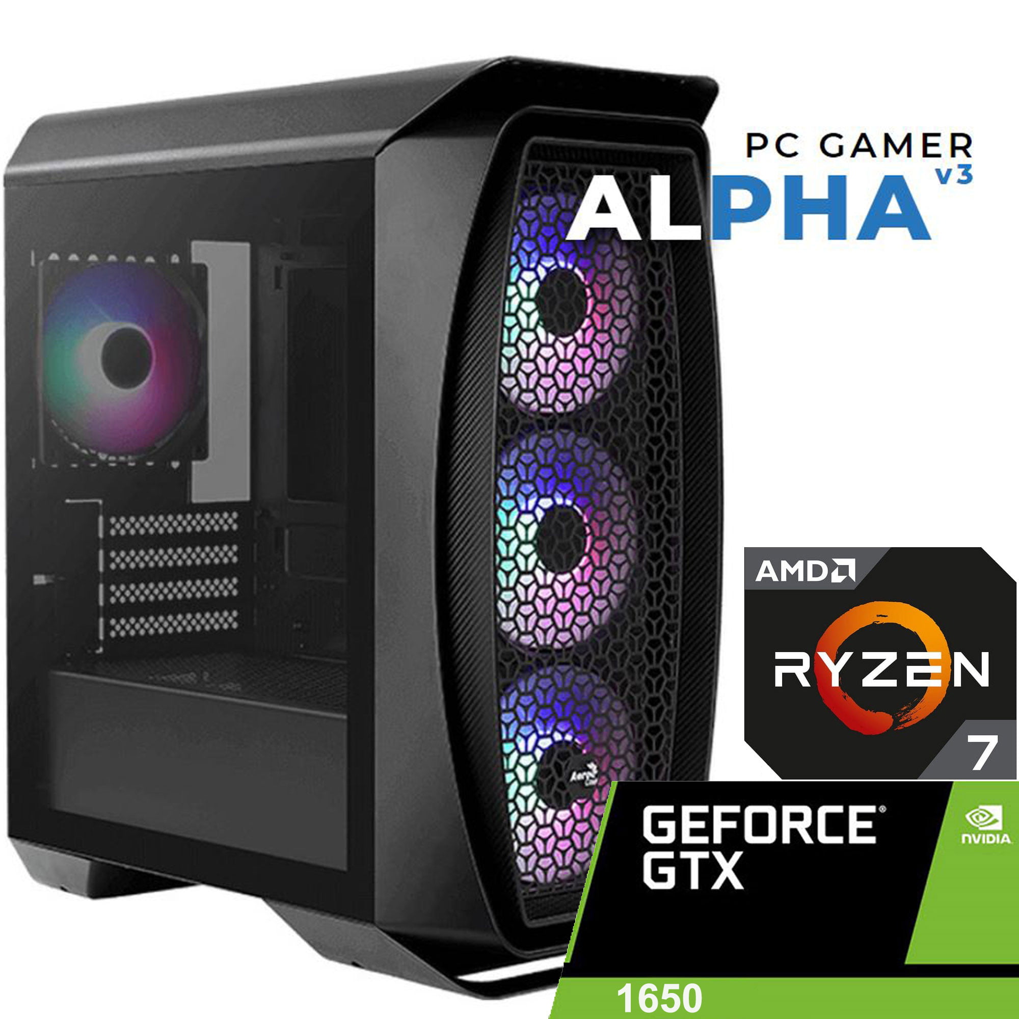 PC Gamer ALPHA V3 - AMD Ryzen™ 7 - 16 Gb - 1 To SSD NVMe - GTX 1650 4Gb ...
