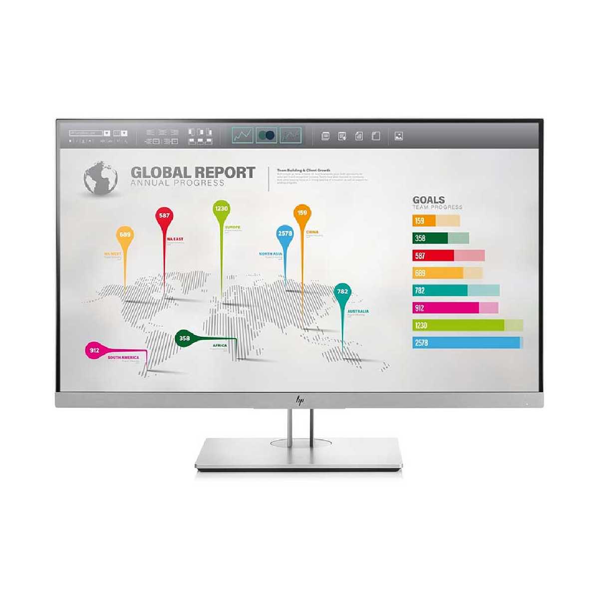 HP EliteDisplay E273q – 27″ QHD IPS USB-C .Occasion