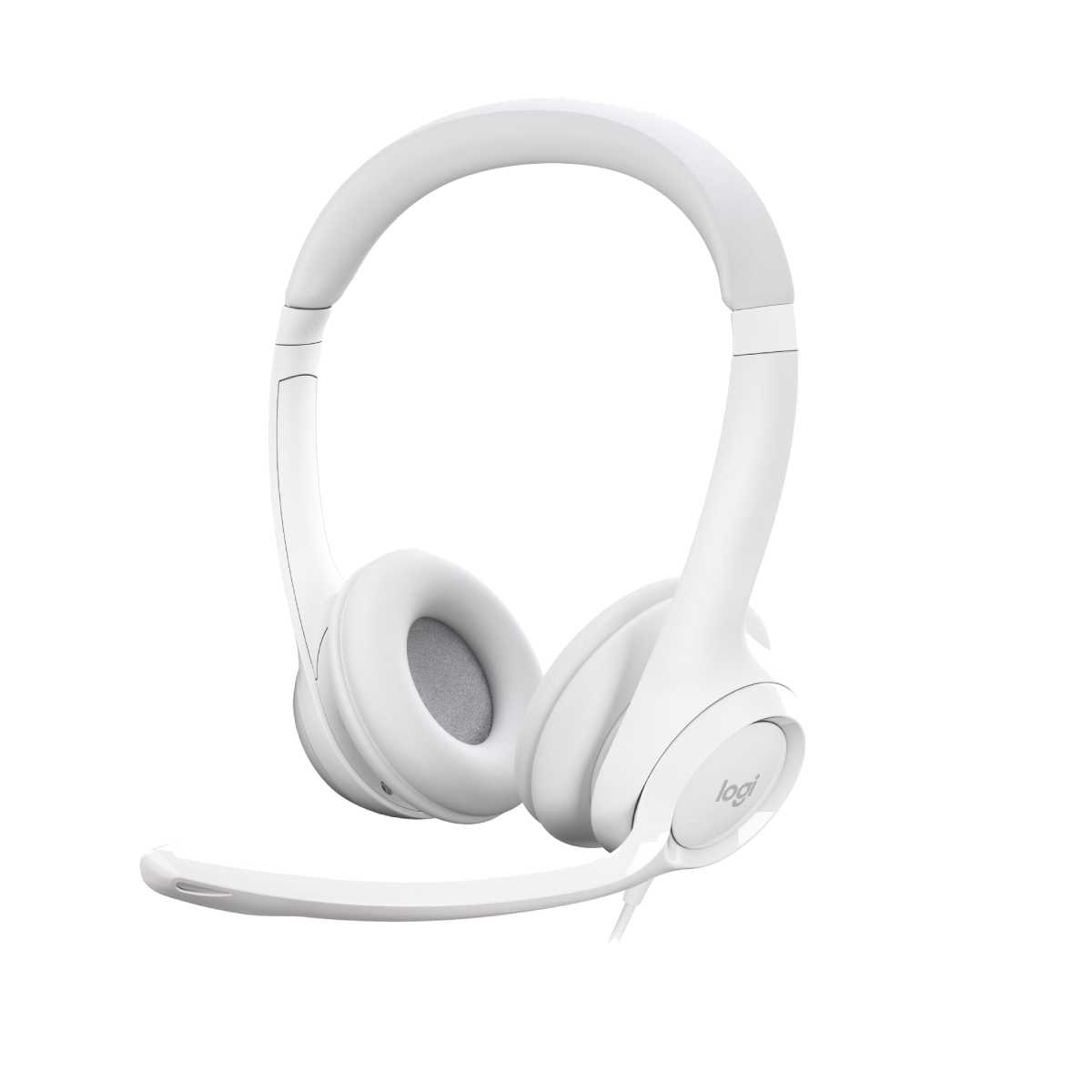 Casque Logitech H390 - USB - Blanc