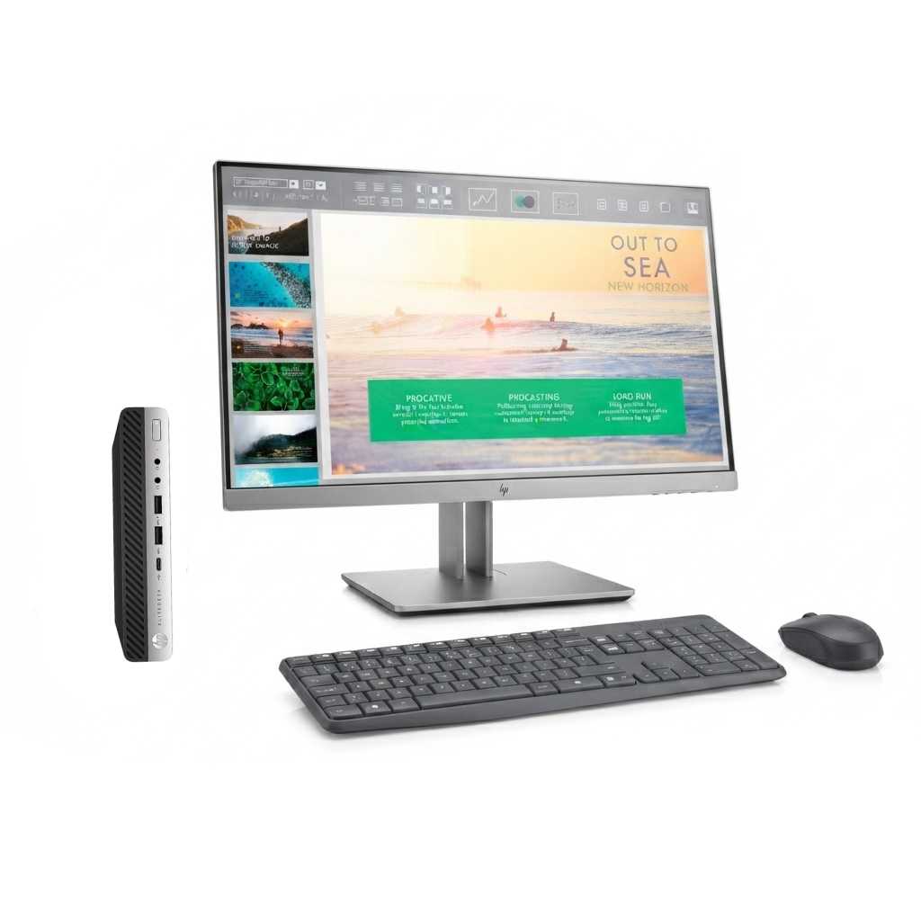 Pack HP Elite Core™ i5 – Avec Écran 23" Full-HD IPS - Occasion