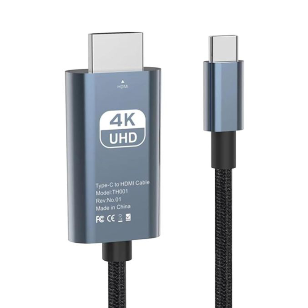 Câble USB Type-C vers HDMI 4K UHD