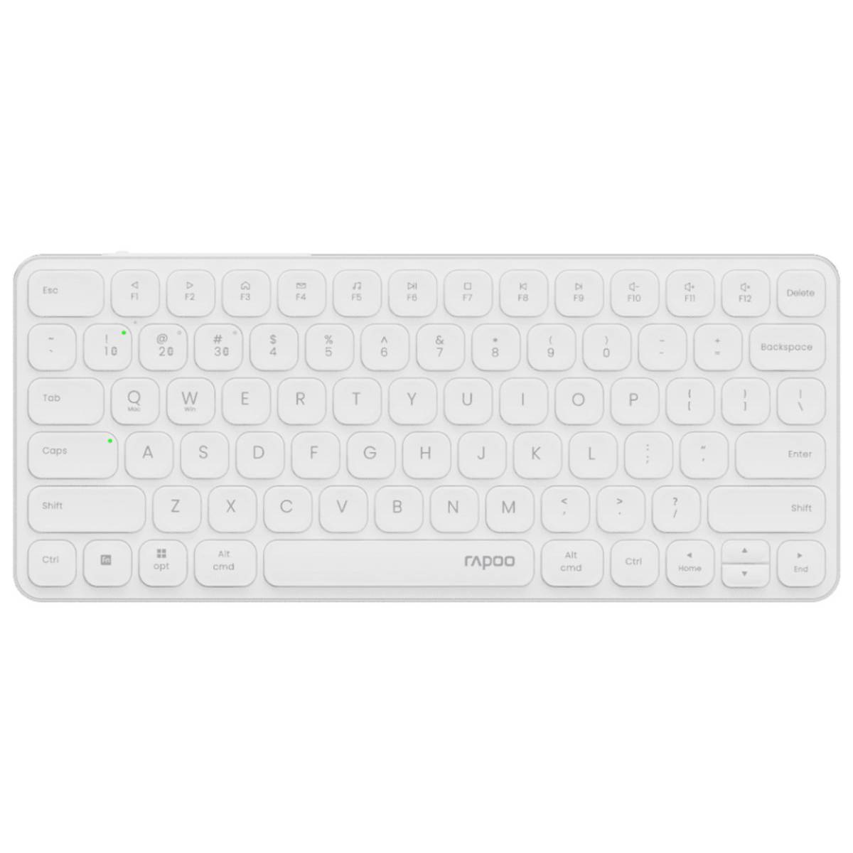 Clavier sans fil multimode Rapoo E9050L AZERTY Blanc