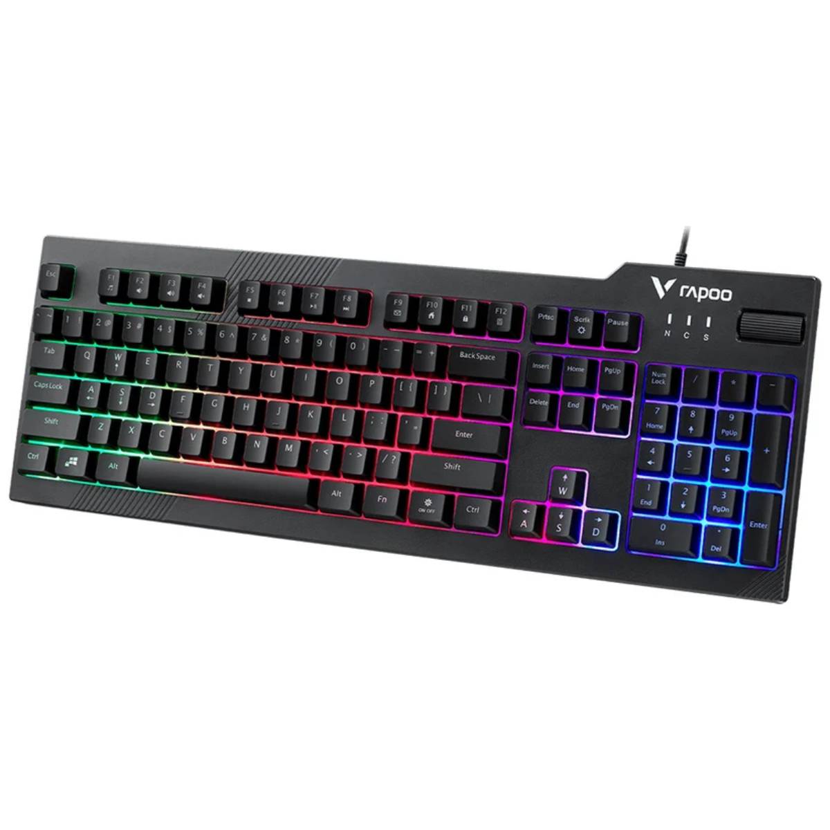 Clavier filaire Rapoo V50S - rétroéclairé RGB