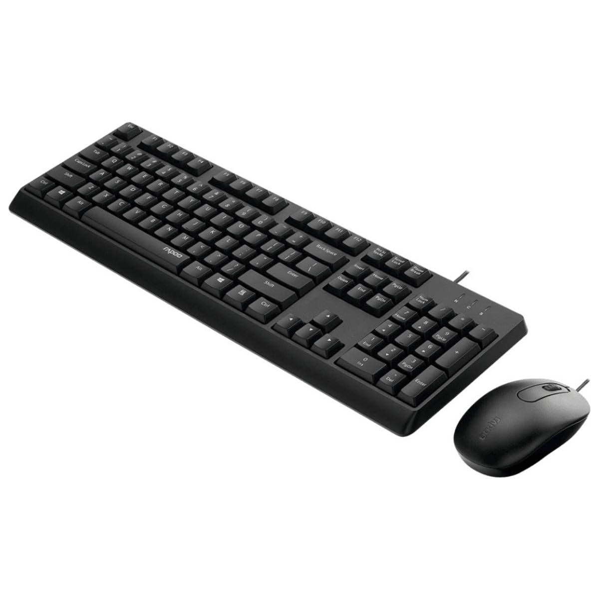 Ensemble clavier et souris filaires Rapoo X130PRO