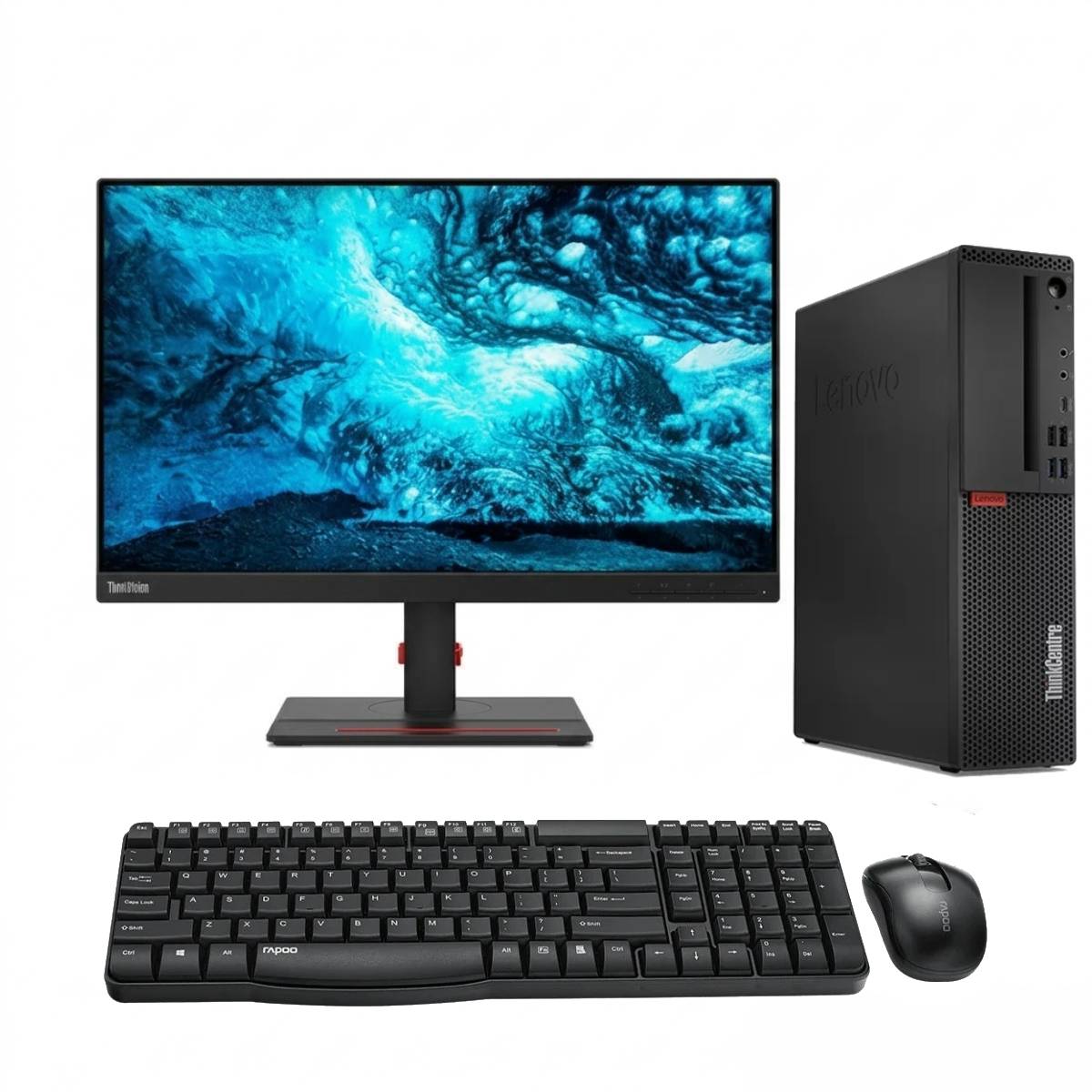 Pack Lenovo M720s Core™ i5 - 8ème Avec Écran 23″ IPS Full-HD – Occasion